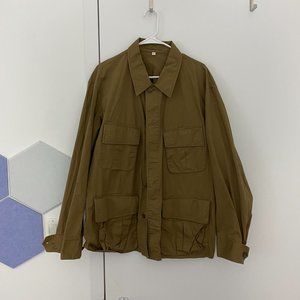 Uniqlo U Cotton Utility Jacket sz L Workwear Cargo Jacket